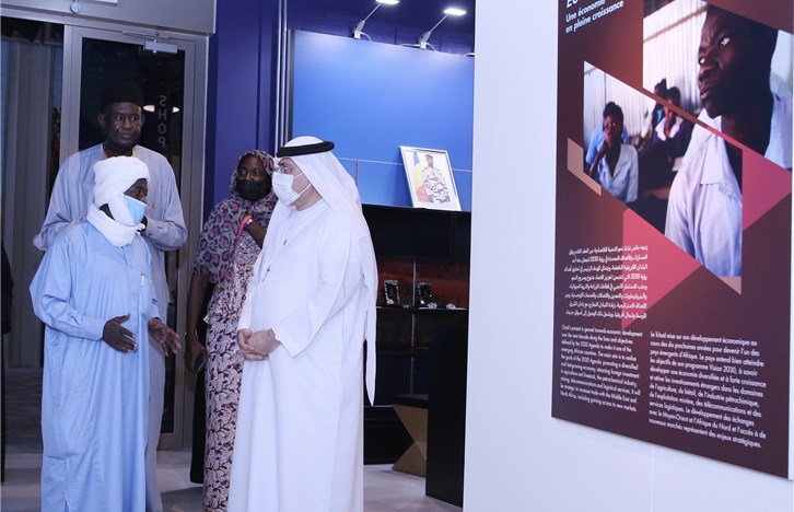 العور يطلع على الفرص الاستثمارية في جناح تشاد بمعرض اكسبو 2020 دبي
