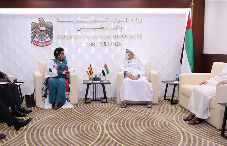 UAE and Uganda explore developing prospects for cooperation in areas of work
