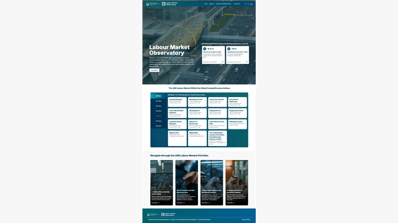 MoHRE launches updated version of the UAE Labour Market Observatory