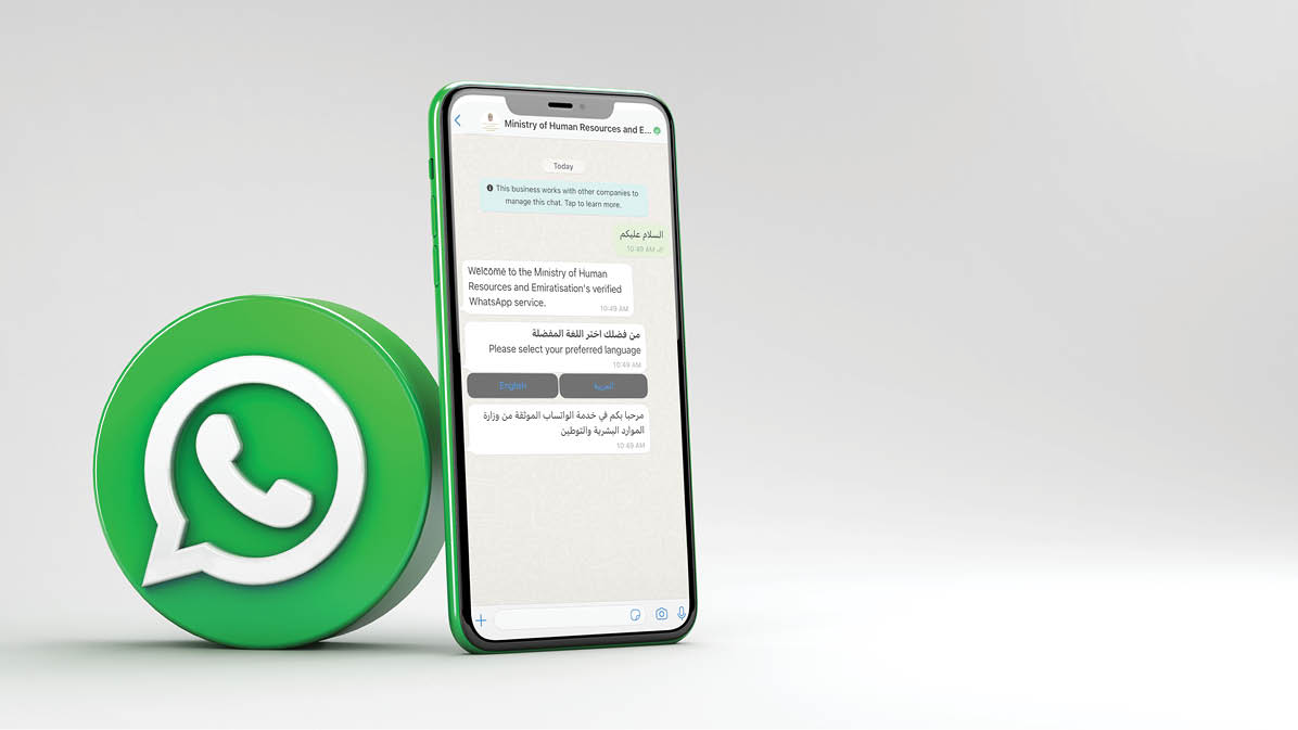 Valencia, Spain - March, 2021: WhatsApp icon with mobile phone mockup isolated on a white background in 3D rendering. WhatsApp is an online social media network. Social media messaging app