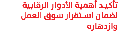 تأكيد أهمية الأدوار الرقابية لضمان استقرار سوق العمل وازدهاره 