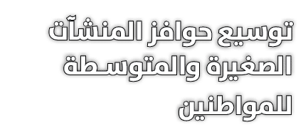 توسيع حوافز المنشآت الصغيرة والمتوسـطة للمواطنين 