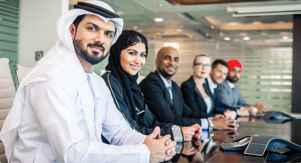 Multicultural business people meeting and talking about business - Multiracial business team meeting