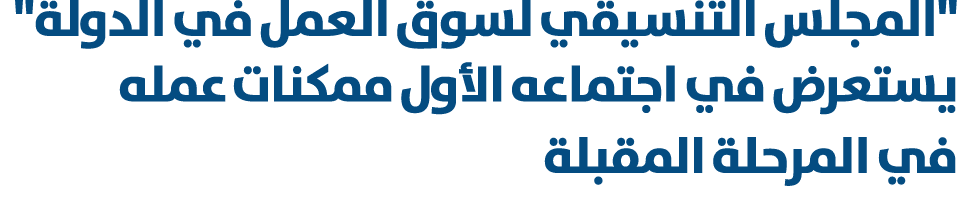 \“المجلس التنسيقي لسوق العمل في الدولة\" يستعرض في اجتماعه الأول ممكنات عمله في المرحلة المقبلة 
