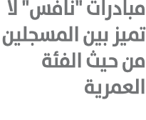 مبادرات \“نافس\" لا تميز بين المسجلين من حيث الفئة العمرية 