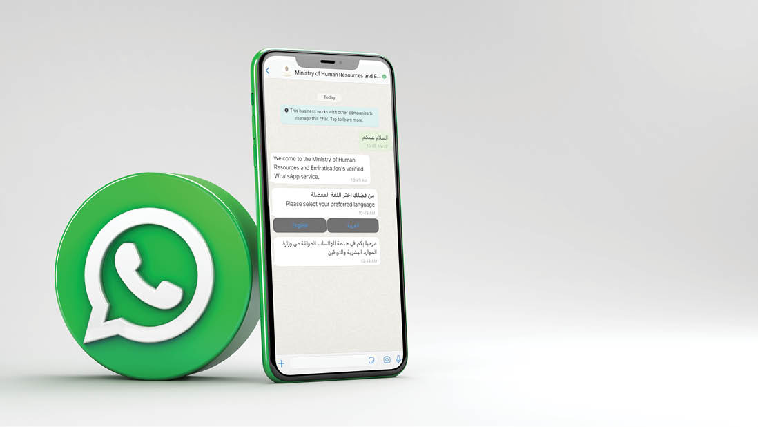 Valencia, Spain - March, 2021: WhatsApp icon with mobile phone mockup isolated on a white background in 3D rendering. WhatsApp is an online social media network. Social media messaging app