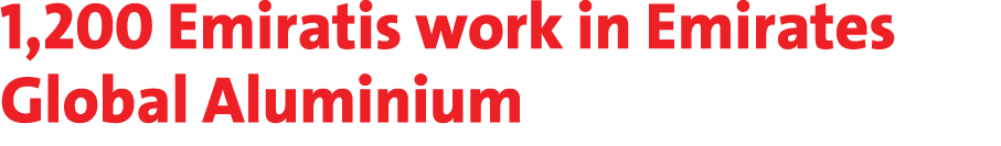 1,200 Emiratis work in Emirates Global Aluminium 