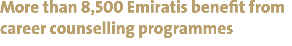 More than 8,500 Emiratis benefit from career counselling programmes 