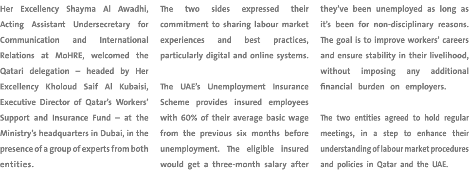 Her Excellency Shayma Al Awadhi, Acting Assistant Undersecretary for Communication and International Relations at MoH...