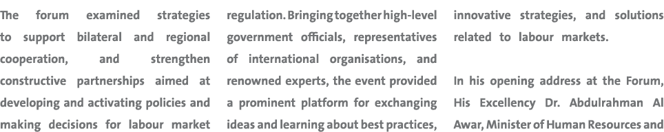 The forum examined strategies to support bilateral and regional cooperation, and strengthen constructive partnerships...