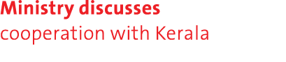 Ministry discusses cooperation with Kerala 