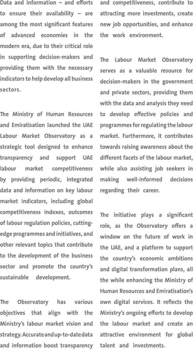 Data and information – and efforts to ensure their availability – are among the most significant features of advanced...