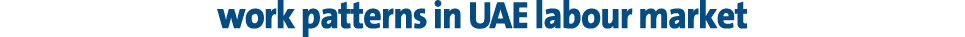 work patterns in UAE labour market 