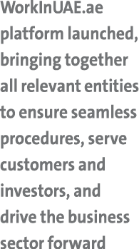 WorkInUAE.ae platform launched, bringing together all relevant entities to ensure seamless procedures, serve customer...