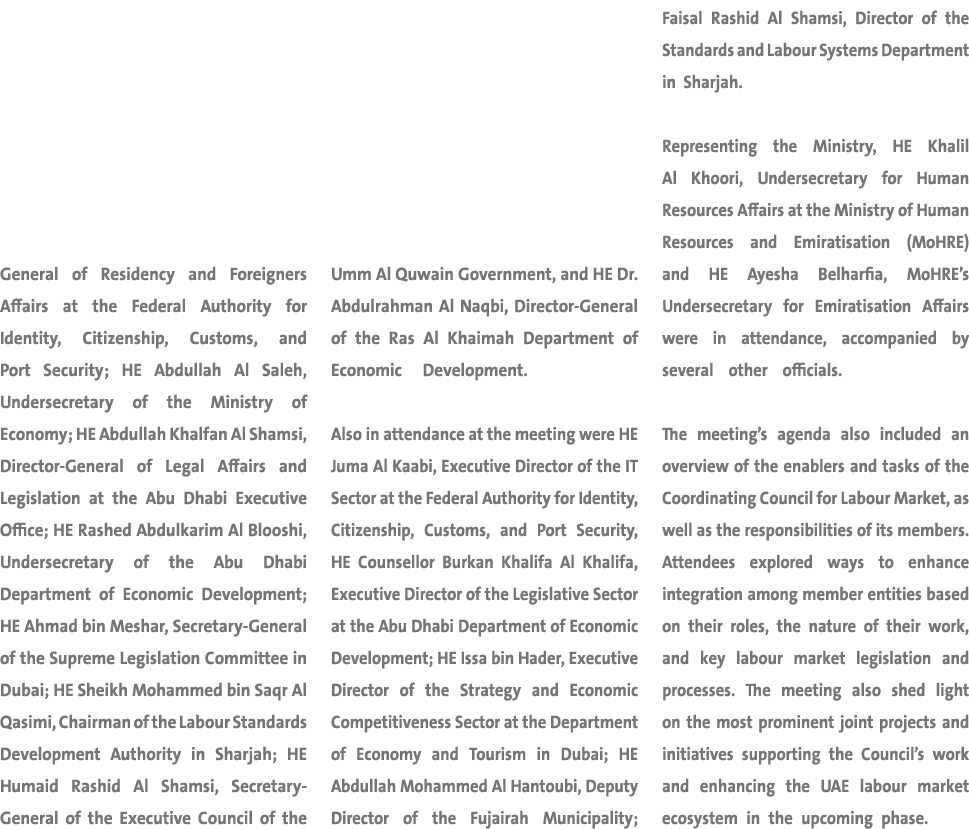 General of Residency and Foreigners Affairs at the Federal Authority for Identity, Citizenship, Customs, and Port Sec...