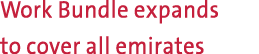 Work Bundle expands to cover all emirates 