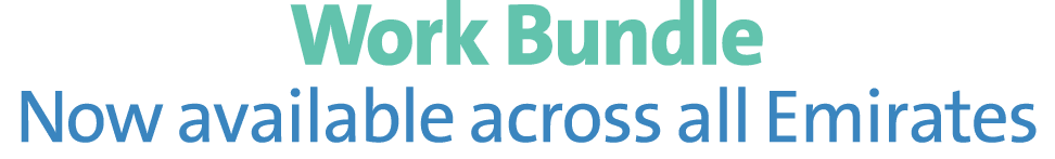 Work Bundle Now available across all Emirates 