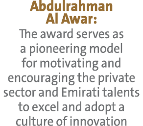 Abdulrahman Al Awar: The award serves as a pioneering model for motivating and encouraging the private sector and Emi...