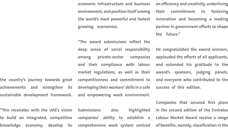 the country’s journey towards great achievements and strengthen its sustainable development framework. “This resonate...