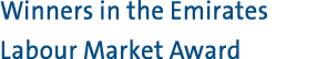 Winners in the Emirates Labour Market Award