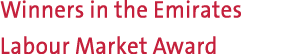 Winners in the Emirates Labour Market Award